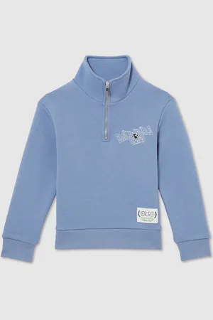 Smiley Reiss 13-14 yrs World | Reiss Half-Zip Sweatshirt Unisex Fit
