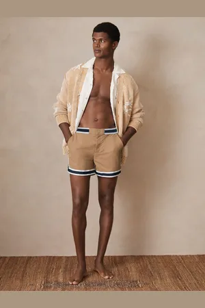 Reiss Baller | Ch?? Stripe-Trim Swim Shorts
