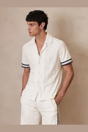 Reiss Kala | Ch?? Towelling Monogram Shirt