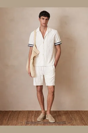 Reiss Salina | Ch?? Towelling Monogram Shorts