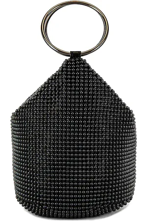 Olga Berg Bianca Ball Mesh Handle Bag in .