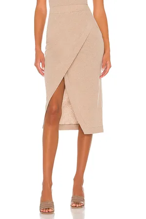 ENZA COSTA Cashmere Midi Skirt in . Size M, S, XL, XS.