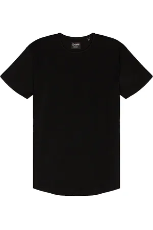 Cuts Crew Curve Hem T-Shirt in . Size S, XL/1X.