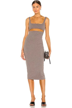 h:ours Dahlia Midi Dress in . Size XXS.