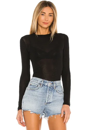 SNDYS Lounge Katya Sheer Top in . Size M, S, XL.