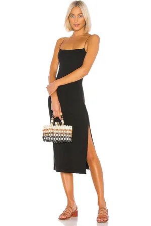 ENZA COSTA Strappy Side Slit Dress in . Size M, S, XS.