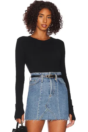 ENZA COSTA Cashmere Easy Cuffed Crew in . Size S, XS.