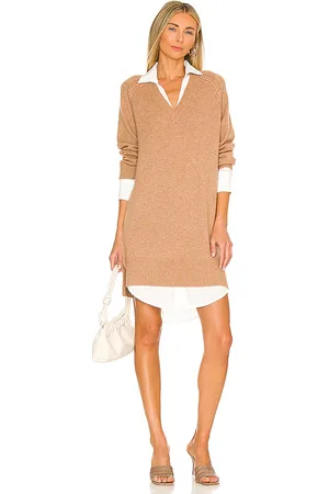 BROCHU WALKER Looker Vee Dress in . Size M, S, XS.