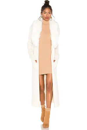 Show Me Your Mumu Lombardi Faux Fur Long Cardigan in . Size M, S, XL, XS.