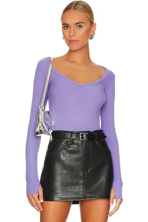 Michael Lauren Otis Long Sleeve Top in . Size M, S, XL, XS, XXL.