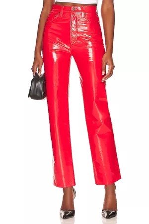 Leather Pants in the color Red for women - Shop your favorite brands