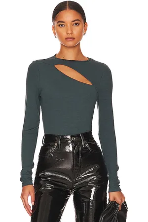 LA Made Verge Peek A Boo Long Sleeve Top in . Size M, S, XL, XS.