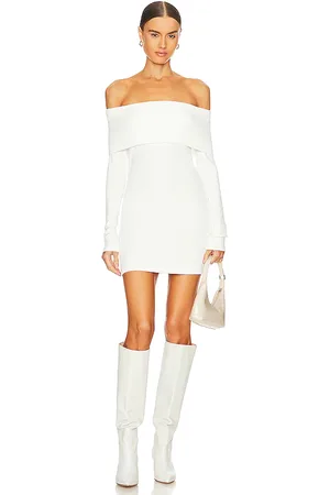 ENZA COSTA X REVOLVE Off-shoulder Sweater Mini Dress in . Size S.