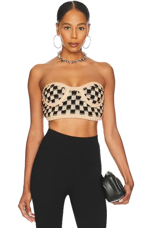 For Love & Lemons Lana Bustier Top in . Size M.