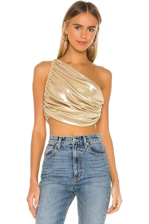 Norma Kamali X REVOLVE Diana Crop Top in . Size XL.