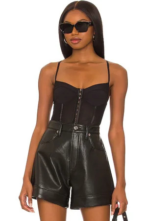 Free People Night Rhythm Corset Bodysuit in . Size M, S, XL, XS.