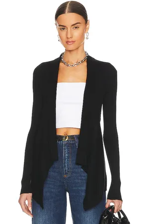 AUTUMN CASHMERE Rib Drape Cardigan in . Size XL, XS.