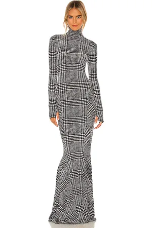 Norma Kamali Long Sleeve Turtle Fishtail Gown in . Size L, M, S.