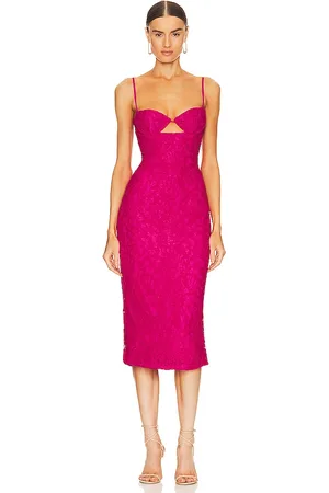 Bardot Ivanna Lace Midi Dress in . Size 12, 4, 6, 8.