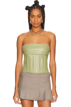 superdown Odessa Corset Top in . Size L, S.