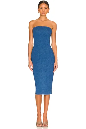Susana Monaco Strapless Midi Dress in . Size M.