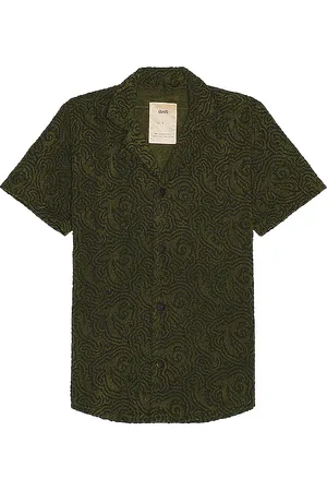 Oas Squiggle Cuba Terry Shirt in . Size M, S, XL/1X.