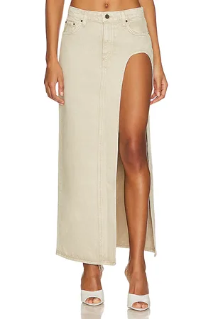 GRLFRND Blanca Maxi Skirt With High Slit in . Size 26, 27.