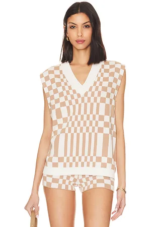 Lovers And Friends Carice Checkered Vest in . Size S, XL, XS.