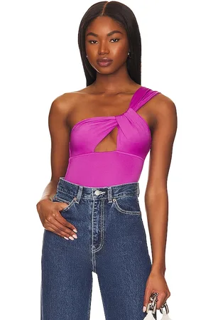superdown Jimena One Shoulder Bodysuit in . Size M, S, XL, XS, XXS.