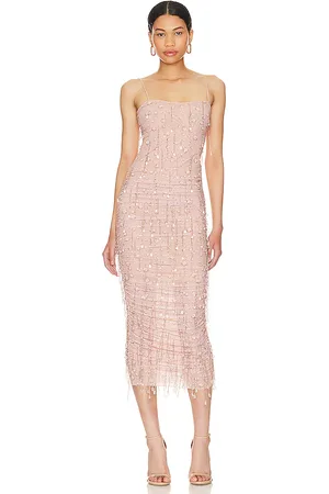 h:ours Constanza Midi Dress in . Size S.