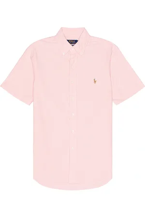 Ralph Lauren Oxford Short Sleeve Shirt in . Size M, S.