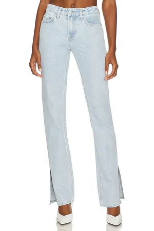 GRLFRND Hailey Low Rise Boot With Slit Hem in . Size 31, 32.