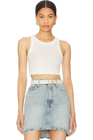 AllSaints Rina Cropped Tank in . Size 8.
