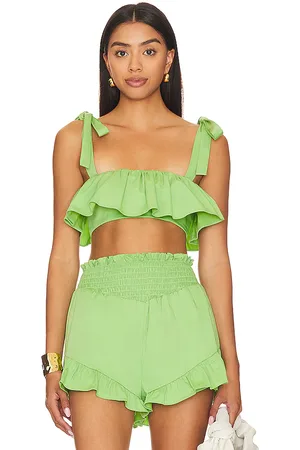Camila Coelho Brittany Crop Top in . Size XL, XXS.