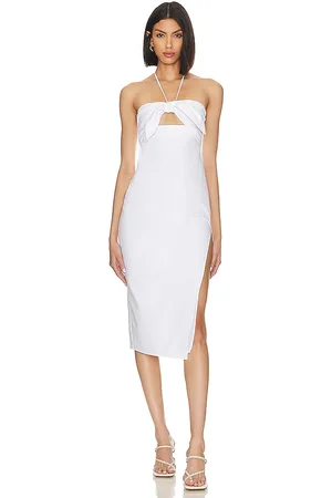 MAJORELLE X Jetset Christina Olive Midi Dress in . Size XL.