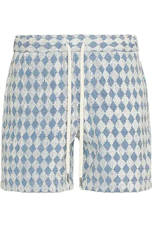Oas Navy Diamond Terry Shorts in . Size S.