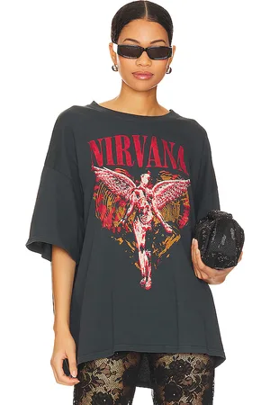 DAYDREAMER Nirvana Trippy Heart Tee in .