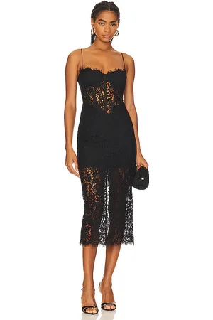 Bardot Olina Corset Midi Dress in . Size 6.