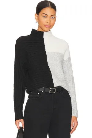 Central Park West Maura Color Block Turtleneck Sweater in . Size S, XL.