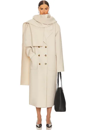 Helsa Oversized Coat With Detachable Scarf in . Size S/M.