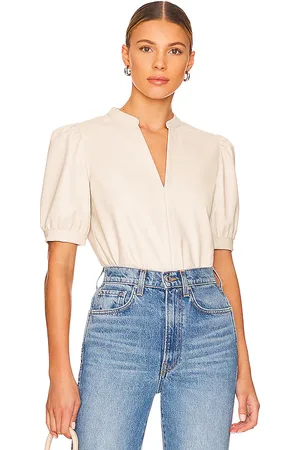 Steve Madden Jane Faux Leather Top in . Size M, XL, XS.