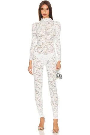 KIM SHUI Lace Jumpsuit in . Size L.