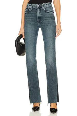 GRLFRND Harlow High Rise Boot W/ Slit Hem in . Size 32.