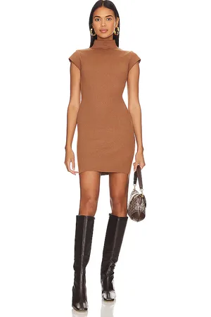 LINE & DOT Rumi Mini Sweater Dress in . Size M, S, XL, XS.