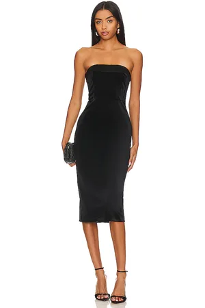 Amanda Uprichard X REVOLVE Kerry Velvet Midi Dress in . Size S, XL, XS.