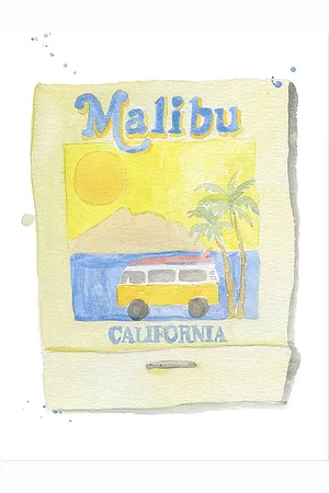 Furbish Studio 5x7 Malibu Print in .