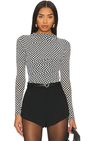ENZA COSTA Mesh Long Sleeve Twist Top in . Size S, XL, XS.