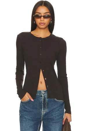 ENZA COSTA Cashmere Long Sleeve Cardigan in . Size L.