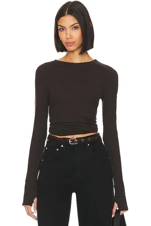 ENZA COSTA Cashmere Easy Cuffed Crew in . Size XS.