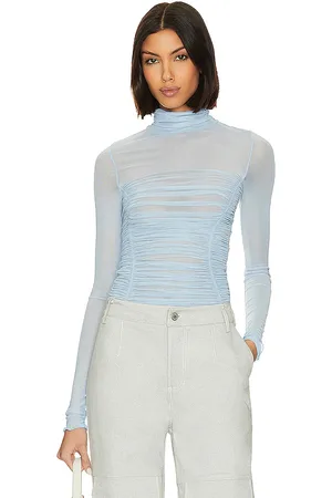 Free People X Intimately FP Under It All Bodysuit In Silver Blues in . Size XS.